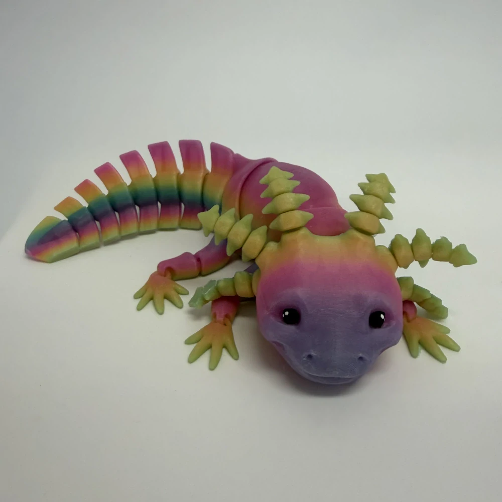 Axolotl - duhová SVÍTÍ VE TMĚ