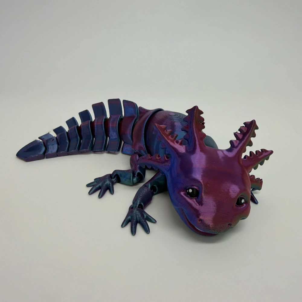 Axolotl - fialová/modrá
