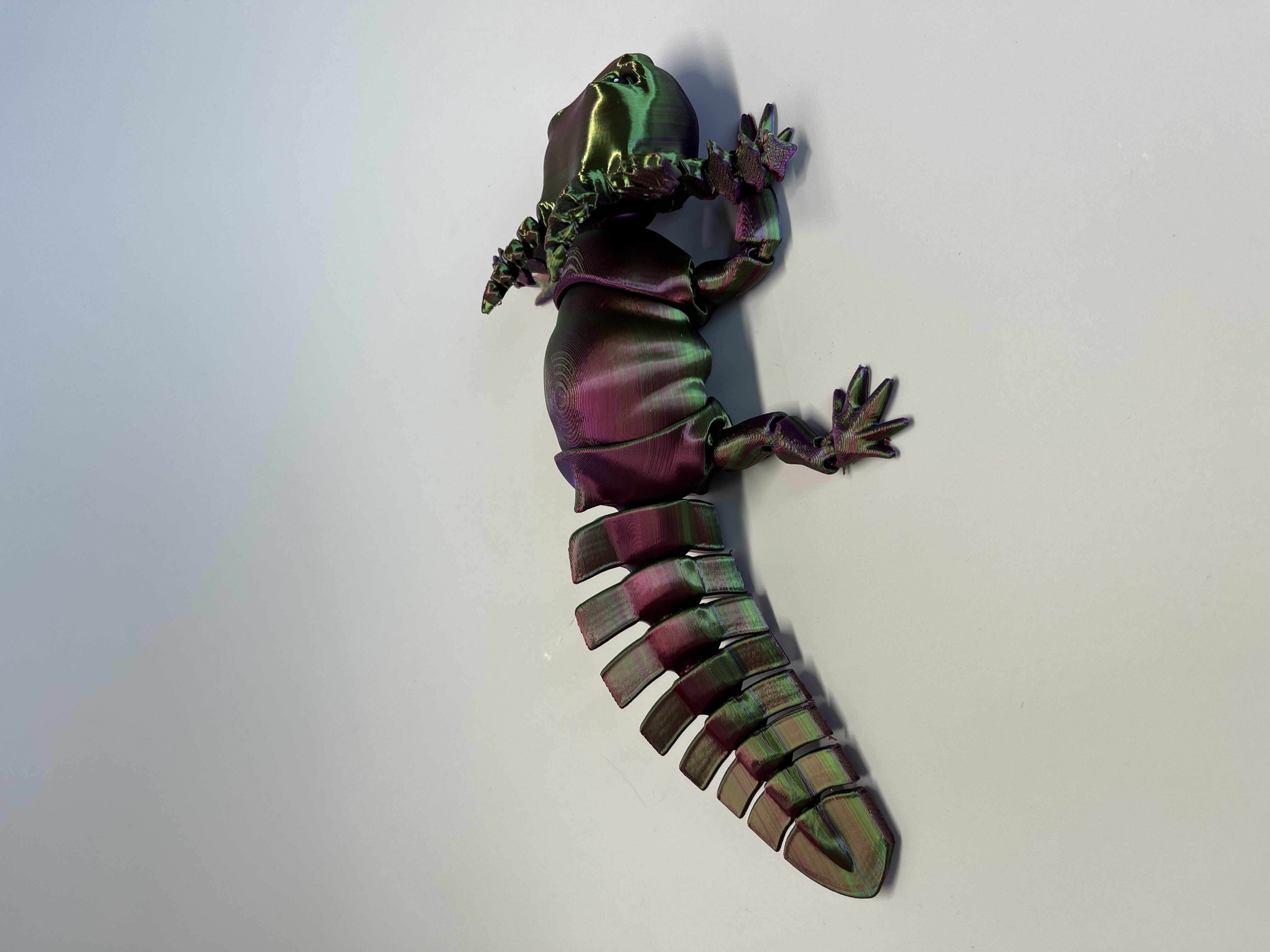 Axolotl 2 - zelená/fialová/červená