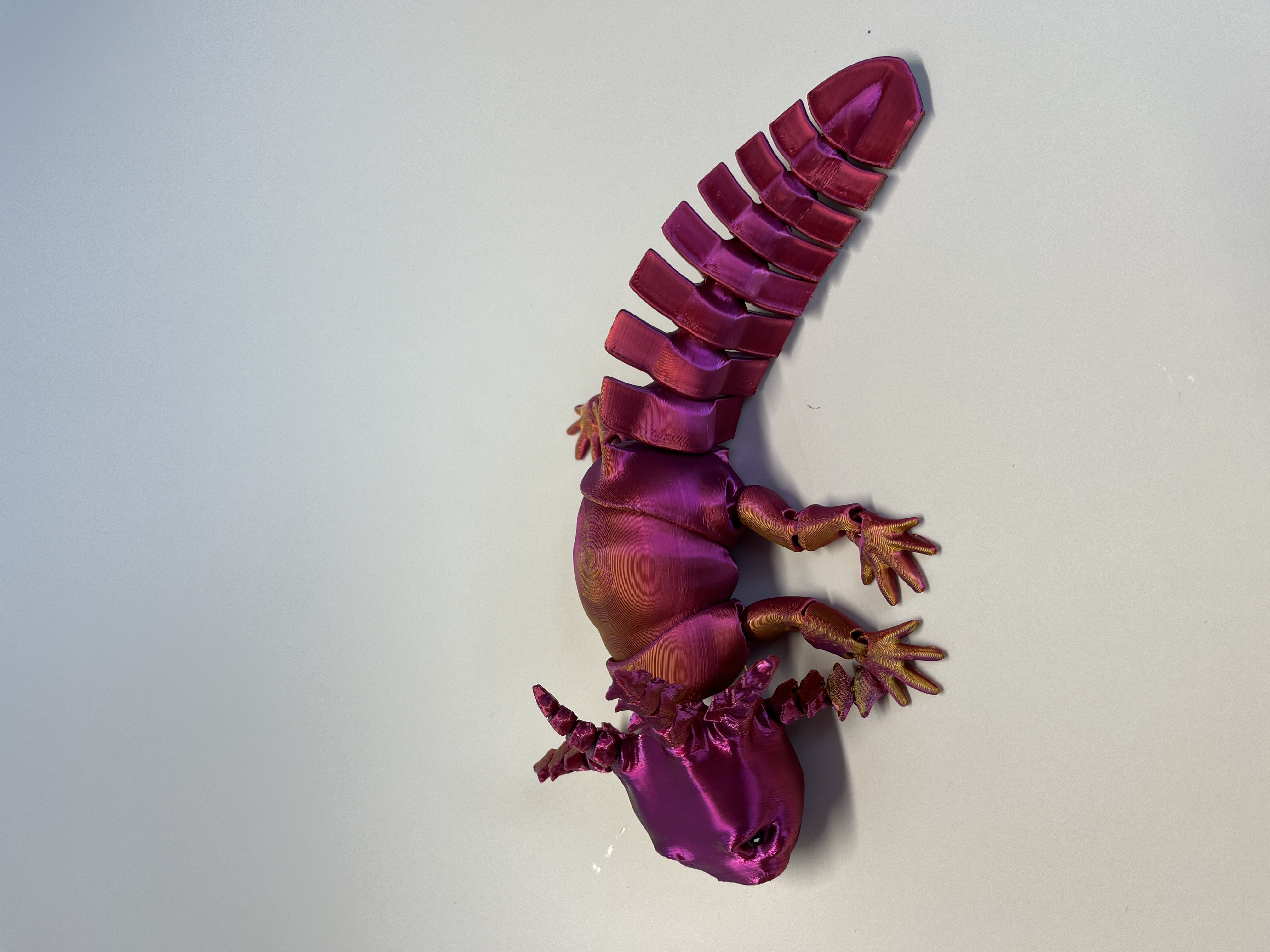 Axolotl 2 - červená/fialová/zlatá
