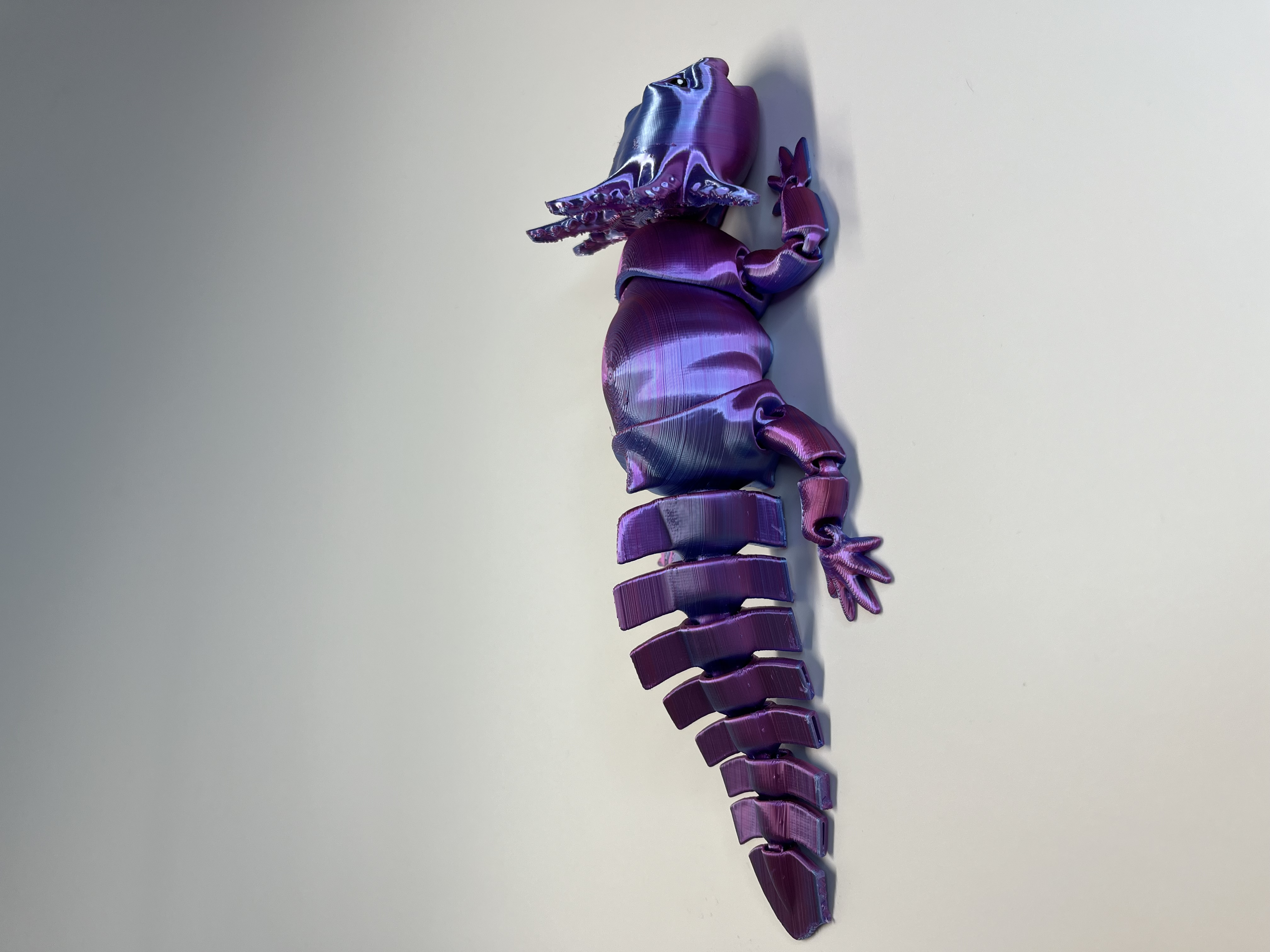 Axolotl - světle modrá/růžová
