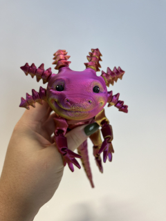 Axolotl 2 - červená/fialová/zlatá