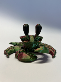 Krab - zelená/červená