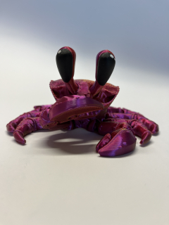 Krab - červená/růžová/zlatá