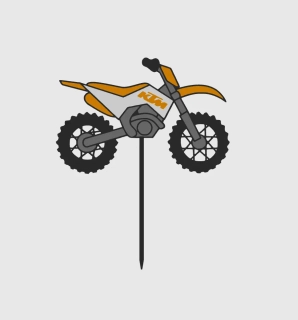 Dortový zápich - Motorka KTM