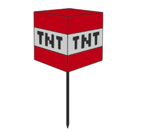 Dortový zápich - Minecraft TNT 1