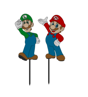Dortový zápich - Mario a Luigi