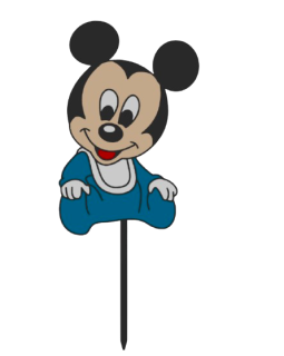 Dortový zápich - Mickey Mouse miminko