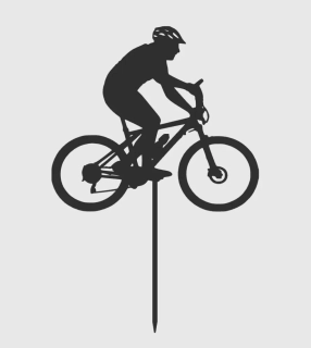 Dortový zápich - Cyklista