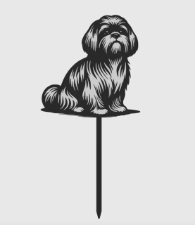 Dortový zápich - Shih tzu 2