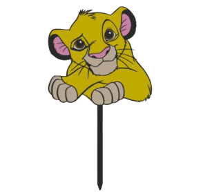 Dortový zápich - Lví král Simba