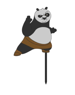 Dortový zápich - Kung Fu Panda