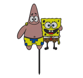 Dortový zápich - Spongebob a Patrick