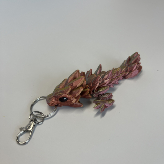 Přívěšek gemstone drak - zlatá/měděná