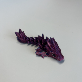Drak gemstone mini - modrá/růžová