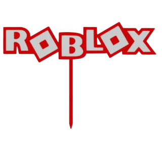 Dortový zápich - Roblox logo