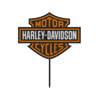 Dortový zápich - Harley Davidson