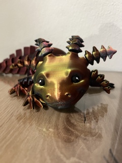 Axolotl 2 - černá/zlatá/červená