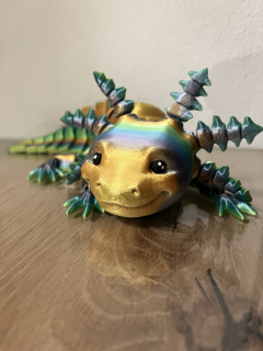Axolotl 2 - duhová zelená