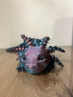 Axolotl 2 - světle modrá/růžová