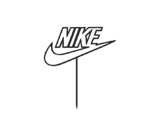 Dortový zápich - Nike