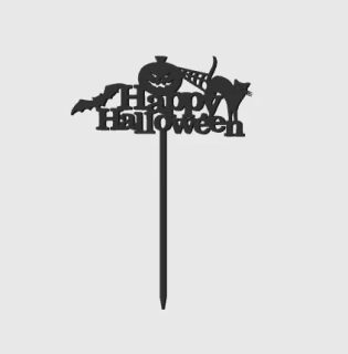 Dekorační zápich - Happy Halloween 2