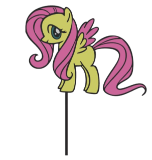 Dortový zápich - My little pony Fluttershy
