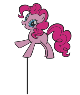 Dortový zápich - My little pony Pinkie Pie
