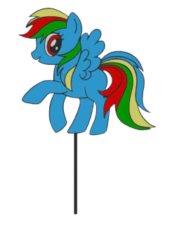 Dortový zápich - My little pony Rainbow Dash