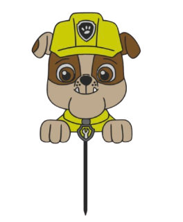 Dortový zápich - Tlapková patrola Rubble