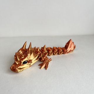 Drak rose mini - zlatá/oranžová