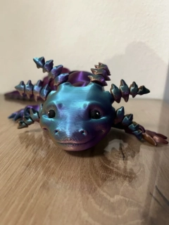 Axolotl 2 - modrá/fialová/oranžová