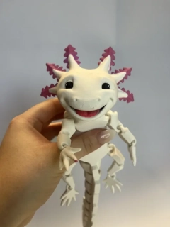 Axolotl - bílá