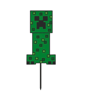 Dortový zápich - Minecraft Creeper