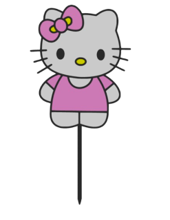 Dortový zápich - Hello Kitty
