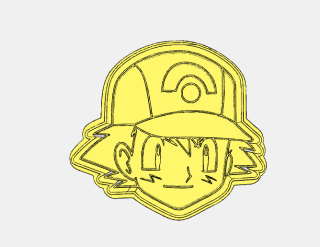 Vykrajovátko - Pokémon Ash