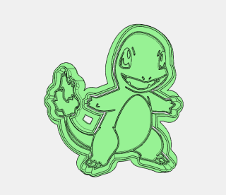 Vykrajovátko - Pokémon Charmander