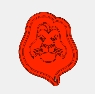 Vykrajovátko - Lví král Simba