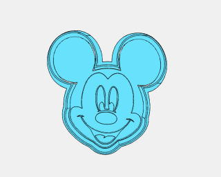 Vykrajovátko - Mickey Mouse