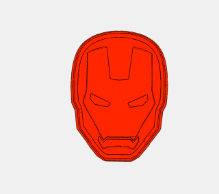 Vykrajovátko - Iron man