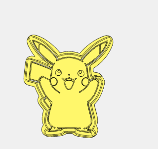 Vykrajovátko - Pokémon Pikachu 2