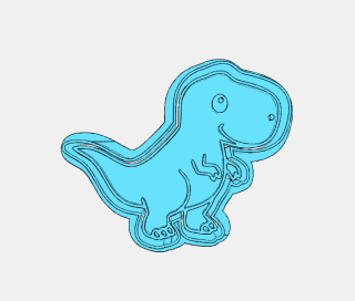 Vykrajovátko - Dinosaurus 3